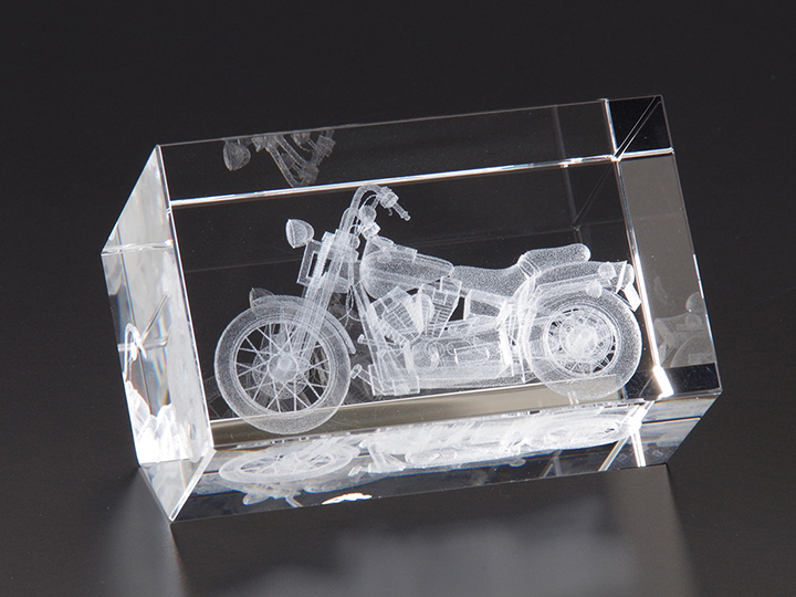 【クリスタルガラス記念品】推奨3Dクリスタル製品２