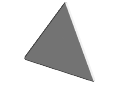 【クリスタルガラス記念品】Triangle Prism Ornament TRI-P-100