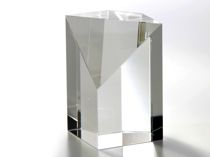 【クリスタルガラス表彰記念品】ブロック・クリスタル・トロフィー<br />CST-60x100<br />￥7,700