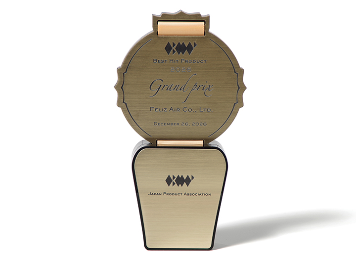 【クリスタルガラス記念品】トロフィック・アクリル・メダル　金色：AMEDAL-WB-110-G
