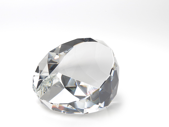 【クリスタルガラス表彰記念品】スタビリティー・クリスタル表彰盾<br />CO3T-120<br />￥15,000