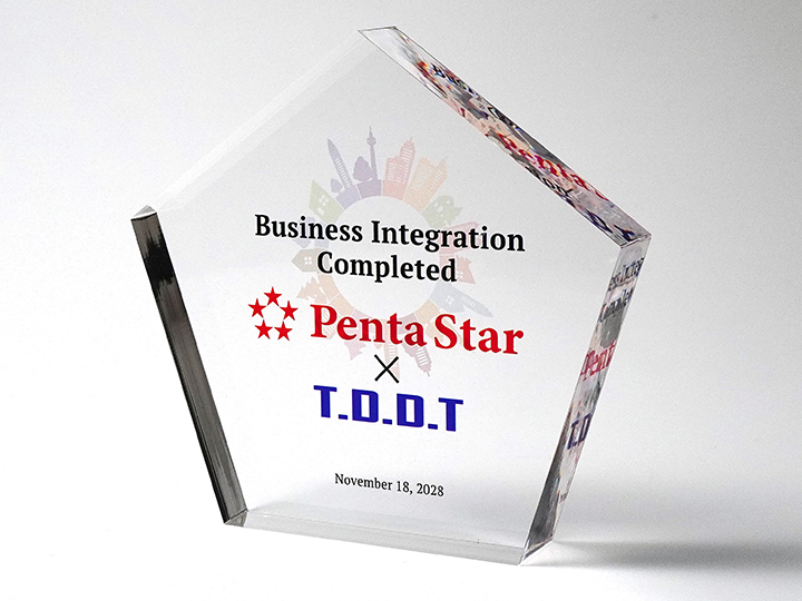 ツームストーン盾 五角形 アクリル製 AS-PENTA-150 ツームストーン盾 五角形 アクリル製 AS-PENTA-150